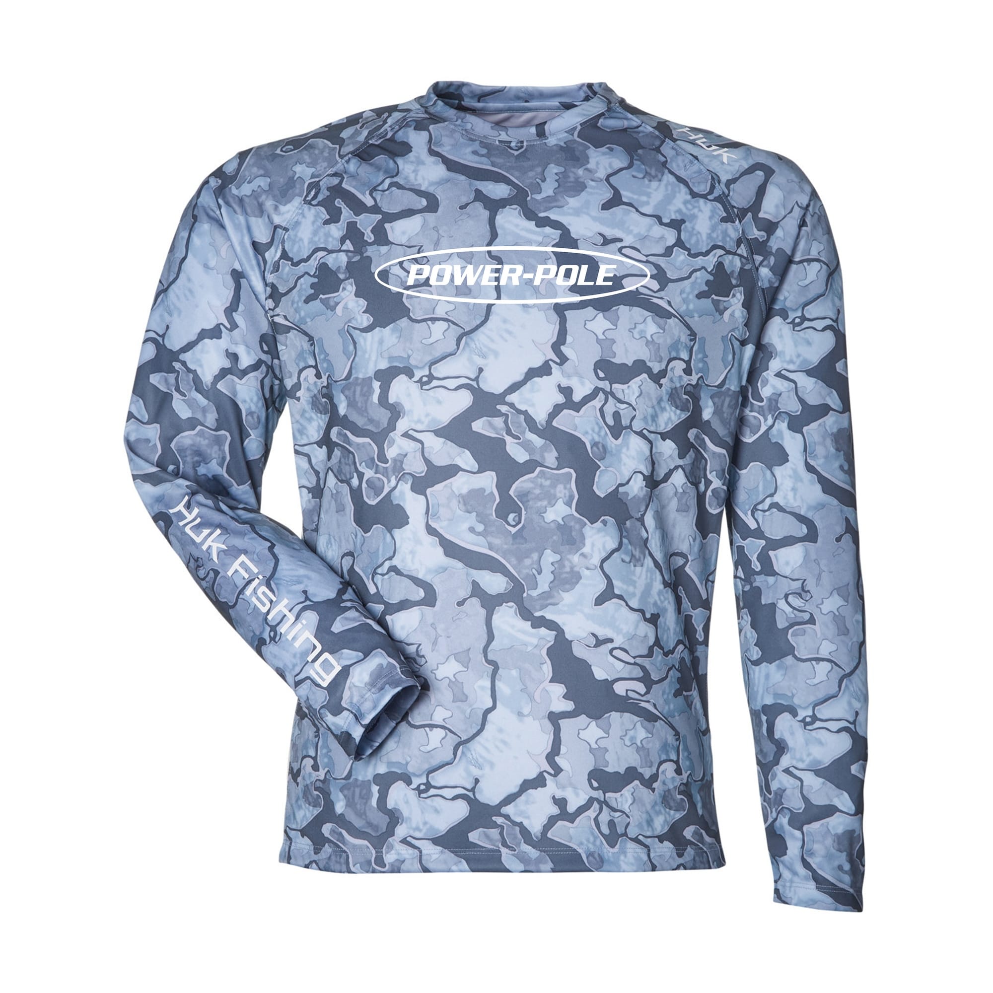 Power-Pole Huk Camo LS Tee